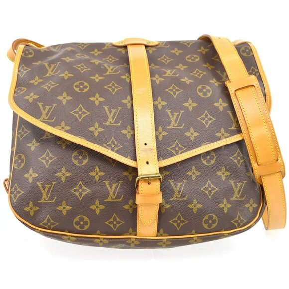 Auth Louis Vuitton SAUMUR 35 MESSENGER SHOULDER BAG MONOGRAM - Picture 1 of 12